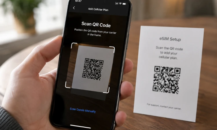 eSIM squareのeSIMをインストールする方法